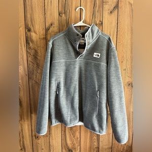 Men’s The North Face 1/4 zip Sherpa lined sweater